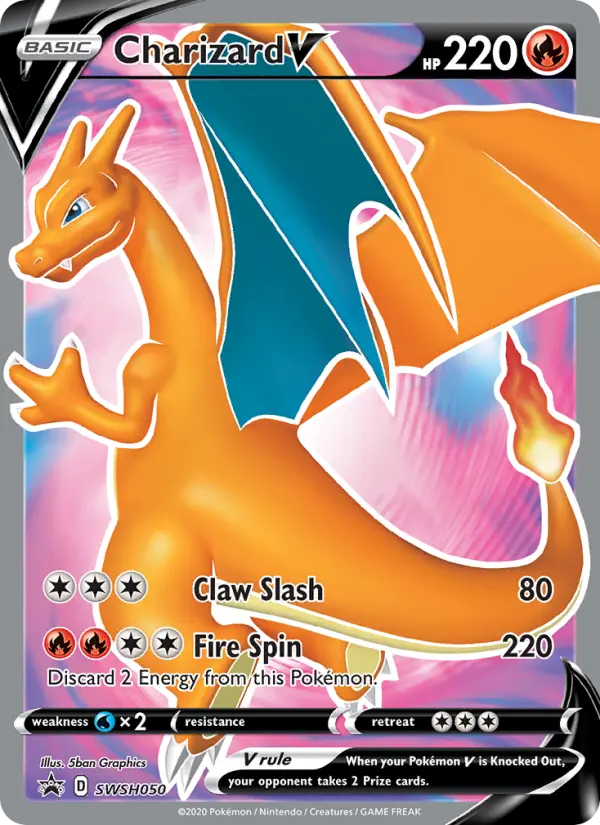 Charizard V &mdash; SWSH Black Star Promo SWSH050