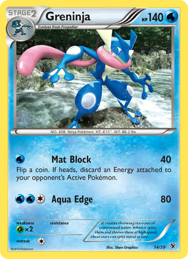 Greninja &mdash; Kalos Starter Set 14/39