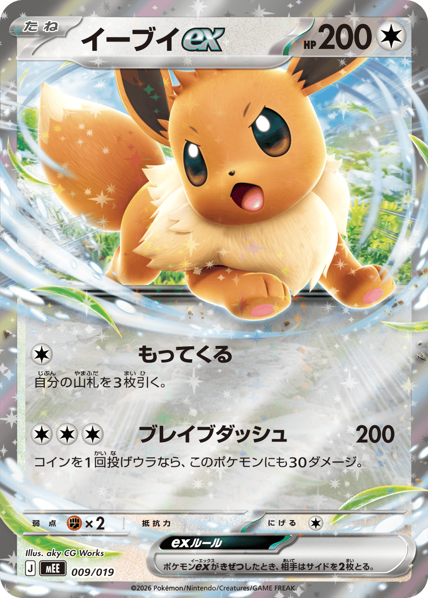 Eevee ex — Eevee ex 009/019