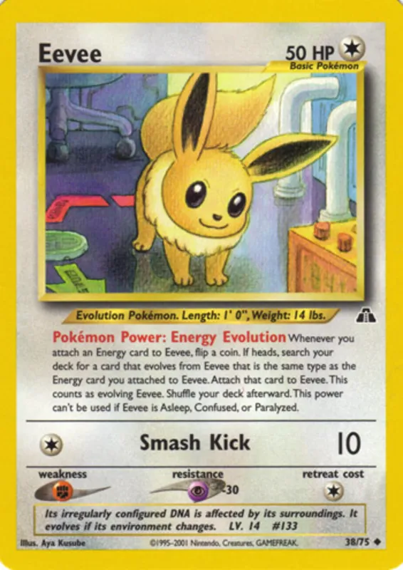 Eevee #49 of 56 · Pokédex No. 133