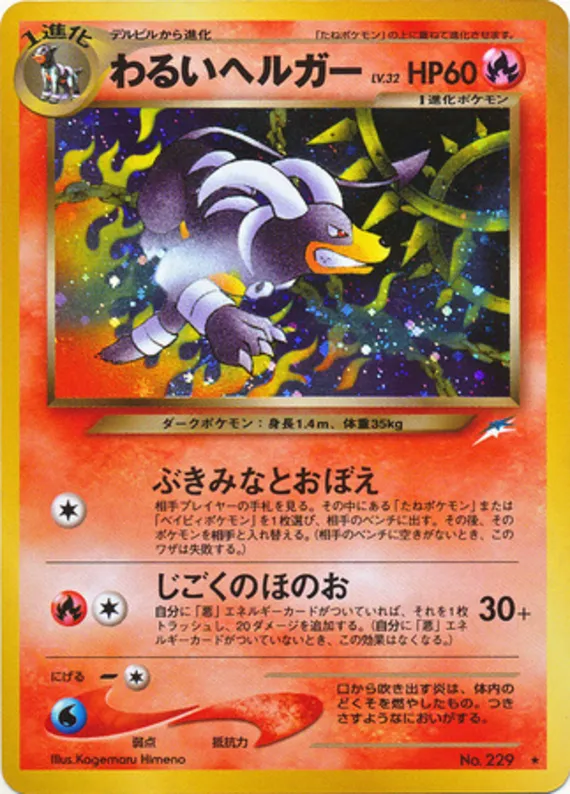 Dark Houndoom #24 of 113 · Pokédex No. 229