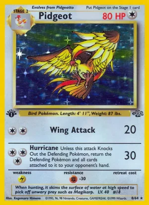 Pidgeot (8) 008/064 Holo Rare