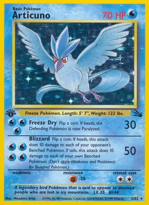 Articuno (2) 002/062 Holo Rare
