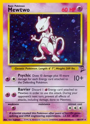 Mewtwo 010/130 Holo Rare