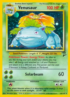 Venusaur 018/130 Holo Rare