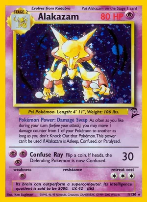 Alakazam 001/130 Holo Rare