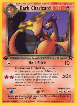 Dark Charizard (21) 021/082 Rare