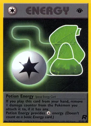 Potion Energy 082/082 Uncommon, Team Rocket Pokémon TCG card