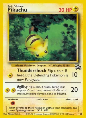 Pikachu &mdash; Wizards Black Star Promos 27