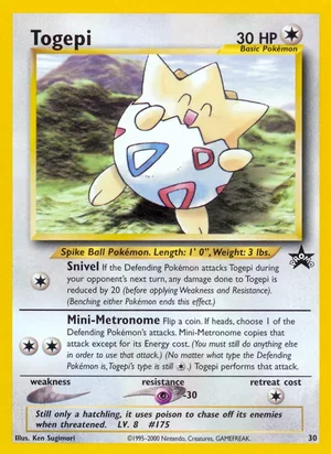Togepi — Black Star Promo 30