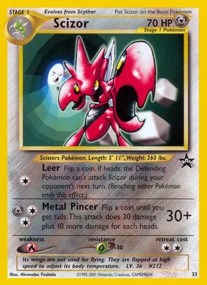 Scizor — Black Star Promo 33