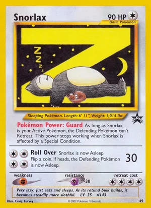 Snorlax — Black Star Promo 49