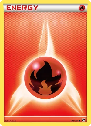 Fire Energy, Black & White 106