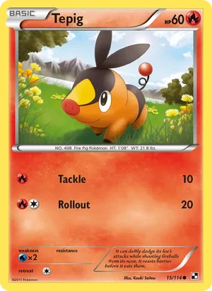 Tepig, Black & White 15