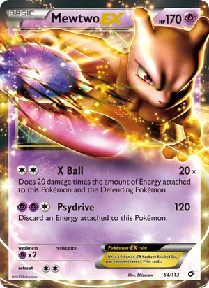 Mewtwo-EX, Legendary Treasures 54