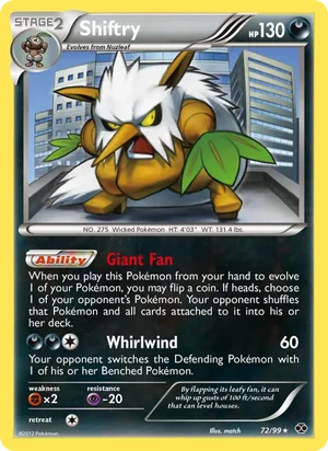 Shiftry 72/99