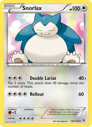 Snorlax 109/149