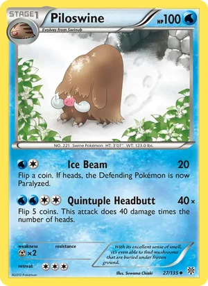 Piloswine 27/135