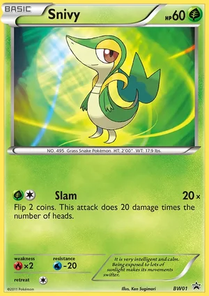 Snivy — Black Star Promo BW01