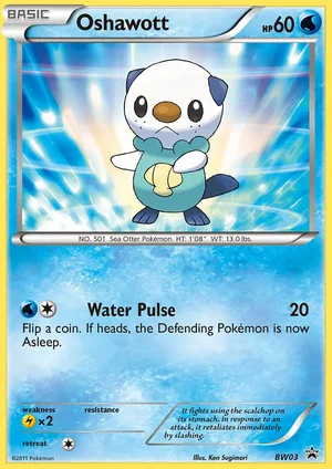Oshawott — Black Star Promo BW03