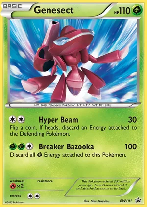 Genesect — Black Star Promo BW101