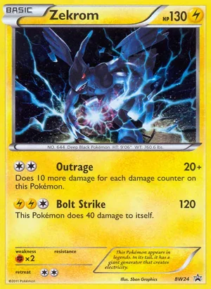 Zekrom — Black Star Promo BW24