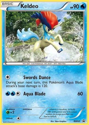 Keldeo — Black Star Promo BW60
