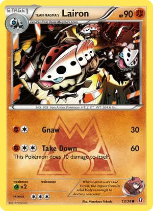 Team Magma's Lairon 13/34
