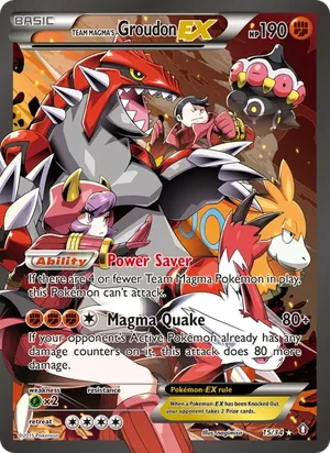 Team Magma's Groudon-EX 15/34
