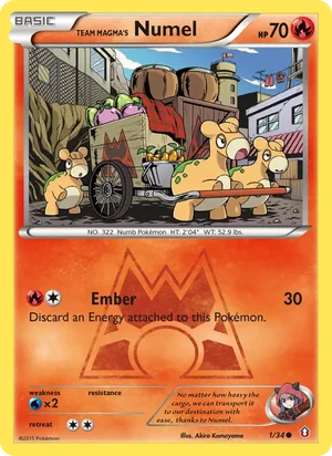 Team Magma's Numel 1/34