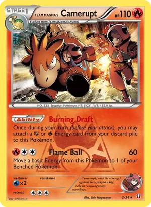 Team Magma's Camerupt 2/34