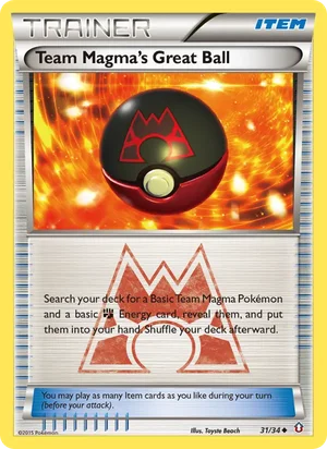 Team Magma's Great Ball 31/34