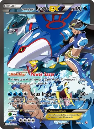 Team Aqua's Kyogre-EX 6/34