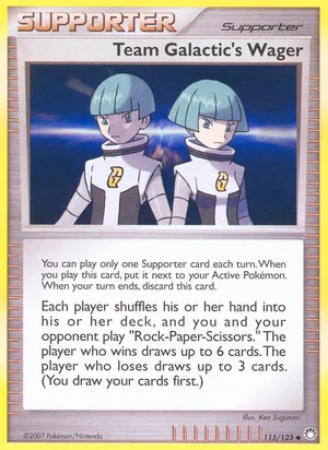 Team Galactic's Wager, Mysterious Treasures 115