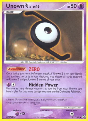 Unown [Z] 72/132