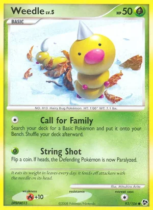 Weedle, Great Encounters 93