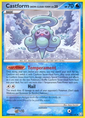 Castform Snow-Cloud Form 50/146