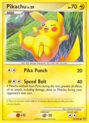 Pikachu 70/100