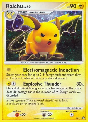 Raichu — Black Star Promo DP21