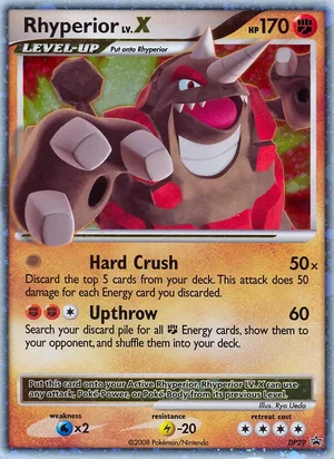 Rhyperior LV.X &mdash; DP Black Star Promos DP29