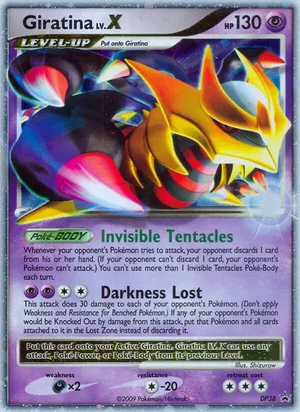 Giratina LV.X &mdash; DP Black Star Promos DP38