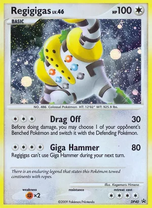 Regigigas — Black Star Promo DP40