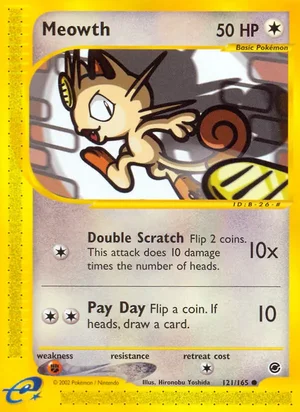 Meowth 121/165
