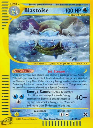 Blastoise 4/165