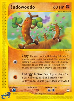 Sudowoodo 36/147