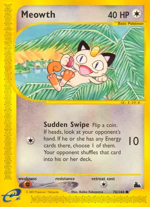Meowth 78/144