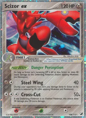 Scizor ex — EX Unseen Forces #108