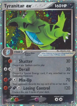 Tyranitar ex 111/115