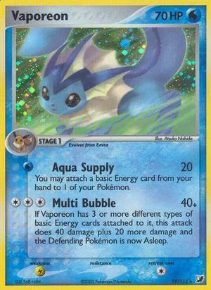 Vaporeon 19/115