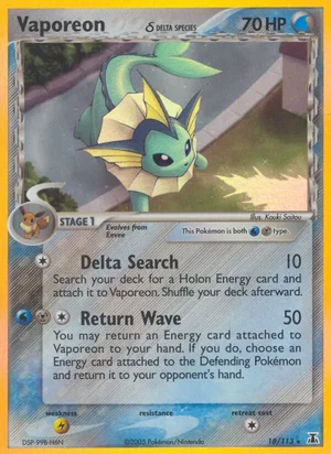 Vaporeon δ 18/113
